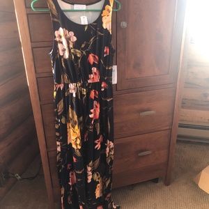 French Grey Esther Brushed Knit Maxi Dress